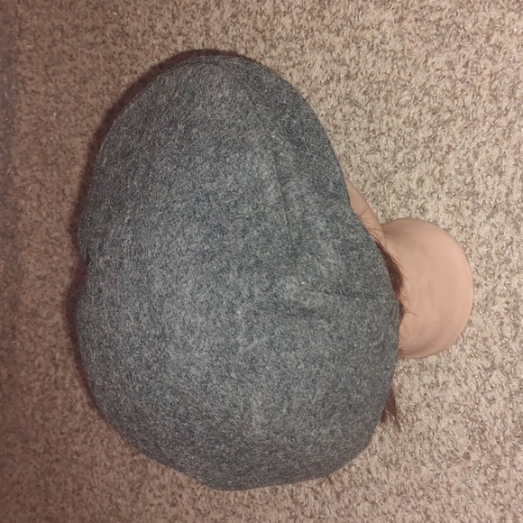 Stetson Newsboy Cap with Ear Covers Wool Blend Gray Men's XL - Picture 6 of 9